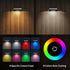 BRIGHTRIGHT 4 Pack 8 Solar Deck Lights Outdoor Waterproof - Step Lights for Stairs & Fence, Color Changing Security