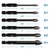 10-Piece Glass Concrete Drill Bit Set, Masonry Drill Bits for Brick, Plastic and Wood, Hex Shank Tungsten Carbide Tip Drilling Tools for Mirror and Ceramic Tile on Concrete and Brick Wall.