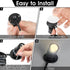 DEDC 6pcs 3000K Dimmer, Closet LED Mini Spot Light, Spotlights with RF Art Picture Lights, Spotlight for Plants Jewelry