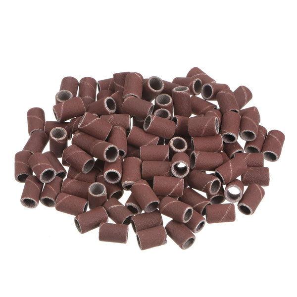 100pcs Mini Sanding Drums, 1/4 Inch 600 Grit Sanding Sleeves for Drum Sander Rotary Tools