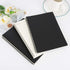 EUSOAR Spiral Lined Notebook - B5, 3 Packs, 120 Pages, Black Hardcover Ruled Travel Writing Journal