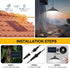 3 3 pearlstar Solar Shed Light Brightness Modes & Timing Modes Hanging Lights Solar Pendant Lights Waterproof Outdoor