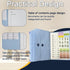 New Folio Document Organizer, Paper Organizer with Envelope Pocket, in Case I Go Missing Binder (Blue)
