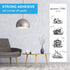 White Board Sticker - Dry Eraser Paper for Wall, Upgrade PET-No Ghost, 1.45 x 11 ft, Self Adhesive