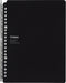 Smart Ring Binder, Kokuyo Campus, A5 Black, Up to 25 Sheets, 20 Holes, Slim Folder with 10 Extra Paper