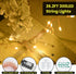300 8 10ft Dailyart LED Fairy Lights with Remote, Warm White, Modes, Plug in, Waterproof, Christmas Decoration