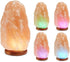 Set 2 Salt Rock Lamp of Small Himalayan Salt Lamp Night Light for Home & Bedroom Dcor