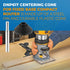 DNP617 1/4 Pokin Centering Cone Compatible with Router, for Fixed Base Compact Router Subbase Centering Pin & Cone
