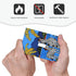 Sturin 1 3X5 Tropical Zebra and Mountain Wall Plate Light Switch Cover Gang Single Toggle Toggle Switch Art Plates