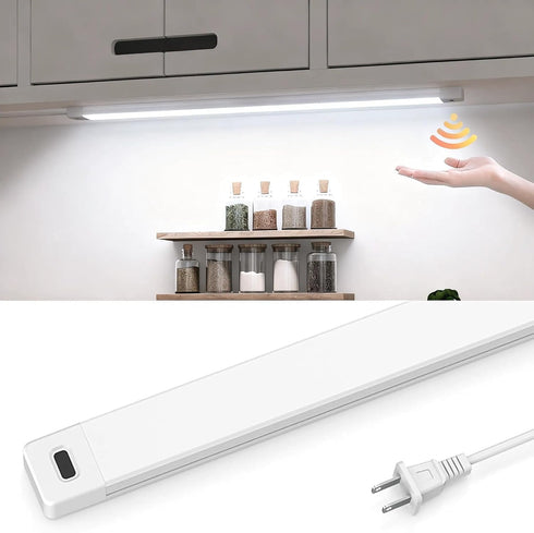 MYPLUS 16 Inch Under Cabinet Lights with Hand Wave, Under Counter Lighting