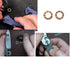 Pocket Knife Pivot Pin Flat Washers, EDC Knives Stud Pin Brass Gasket Washer Bearing Shim (4.3mm)