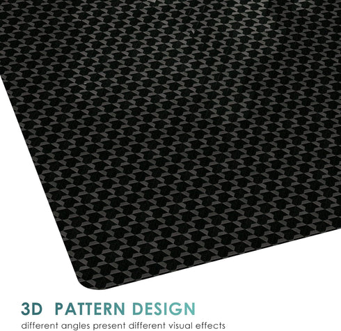 60"x46" Vicwe Office Chair Mat for Hard Floor, Anti-Slip PVC Computer Chair Mats for Gaming, Easy Glide for Chairs