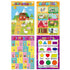 Educational Posters for Preschoolers, 12PCS Alphabet Letters, Numbers, Shapes, Colors, 11 x 16 Inch