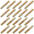 uxcell 20pcs M4 Hanger Bolts, 1"(25mm) Length Double Headed Self-Tapping Screws for Wood Joint Furniture Legs