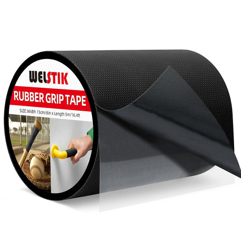 WELSTIK Rubber Grip Tape, Ultra Strong Waterproof Anti Slip Tape with Textured