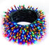 Wexo Palindrog Christmas String Lights, 100 FT 300 LED String Lights Green Wire with