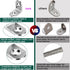 20 PCS Corner Braces - 25mm x 25mm Stainless Steel 90 Degree Joints Right Angle Bracket