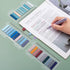 Sticky Tabs with Highlighters, 800 PCS Annotation Tabs for Books, Writable Page Flags Marker with 3 PCS Highlighters