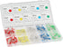 DiCUNO 500Pcs (5 Colors x 100P) 3MM Light Emitting Diode, White/Red/Yellow/Green/Blue Bright