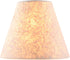 Aspen Creative 32671-2A, 3" 6" 5" Set 2 Empire Clip-On Chandelier Lamp Shade, Off-White, Top X Bottom X Slant Height