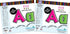 Barker Creek 4" Neon Letter Pop-Outs, 2 Pack, Multicolor Designer Letters for Bulletin Boards and Displays