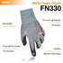 DEX FIT Nitrile Work Gloves FN330, 1 Pair, 3D-Comfort Stretchy Fit, Firm Grip, Thin & Lightweight, Touch-Screen Compatible, Durable, Breathable & Cool, Machine Washable; Grey L (9)