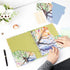 Mini 3 Ring Binder, 1 Inch for 5.5" x 8.5" Paper with 5-Tab Dividers, EYROZILL Cute Mini Binder for School/Office