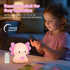 Elixoria 7 Dimmable Kids Night Light with Wireless Speaker, Portable Colors Warm Touch Night Lamp with Remote Control