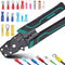 smseace Electrical Crimping Tool, Wire Crimper, Stripper and Cutter for Insulated/Bare/Heat Shrink Connectors
