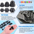 Glarks 100pcs Black Nylon Acorn Hex Nuts Set, M3 M4 M5 M6 M8 M10 M12 Decorative Hexagon Cap Nuts