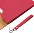 Enyuwlcm PU A4 Leather File Folder - Document Holder Stylish Portfolio Envelope Case with Strap, Red
