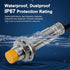 ATO M12 Inductive Proximity Sensor Switch: 4Pcs Non-Shield Detector 4mm NPN Normally Open Approach Sensor Directly