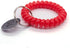 StayMax 50 pcs Stretchable Key Ring Band, Black Spiral Wrist Coil Keychain for Number Tag