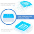 iplusmile Polycarbonate Freezer Boxes, 25-grids Cryovial Storage Box, Polycarbonate CryoBox Vial Rack for