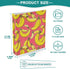 J JOYSAY 1.5 Inch 3 200 2 Pack Banana Ring Binder with Clipboard Round Ring Binder Clipboard Binder Holds Sheets