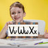 gisgfim 12 Pieces Alphabet Bulletin Board Strips Set - ABC Alphabet Banner & Number Border Posters