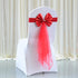 Ywmsfl 6pieces Chair Sashes for Weddings Stretch Band Spandex Bows for Elegant Decors Event Accent Chair