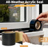 JKLESA 3.75 30 Flashing Tape for Windows and Doors, in x ft Roll, Acrylic Adhesive, Black Self-Adhesive Flashing Tape