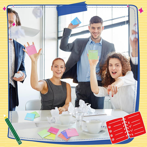 Yinder 24 Pcs Employee Appreciation Sticky Notes, Thank You Gifts Bulk, Mini Pocket Inspirational Notepads
