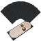 Menu Covers 4.25" x 11" 10 Pack 1 View Black PU Leather