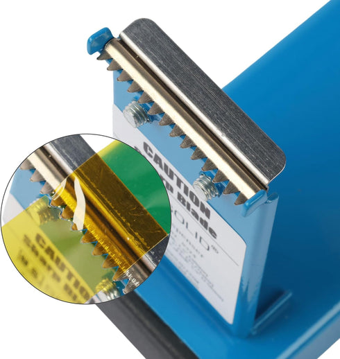 U.S. Solid Desktop Multi-Roll Tape Dispenser, 1.5 Inch Wide, 1 or 3 Inch Core, Iron, Blue