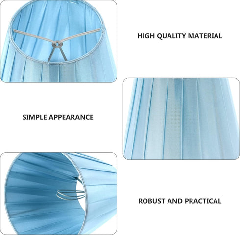 5. 5X3. 5X4. 9 inch, Home Decor Cloth Lamp Shades Fabric Lampshade Clip- On Natural Linen Hand Crafted Lampshade