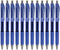 Writon 12 Pack Retractable Gel Pens, Comfort Grip, 0.7mm Fine Point, Blue Ink