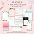 Bliss Collections Monthly Planning Pad - To Do List Notebook, Undated Tear-Off Sheets Notepad, Work Calendar,