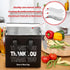 Aliceset 80 9.5 9.5 6 Inch Pcs Thank You Insulated Bags for Food Delivery Bulk x x Thermal Insulation Bag for Cold