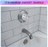 Dreyoo Faucet Handle Replacement for Delta Faucet RP17451, 2-1/2'' x 2-1/8'' Clear Acrylic Finish Knob
