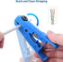 Cable Matters 2-Pack Wire Strippers in Blue, 8-16 AWG, Adjustable Blade, Precision Tool for Large Wires, Includes Cutter