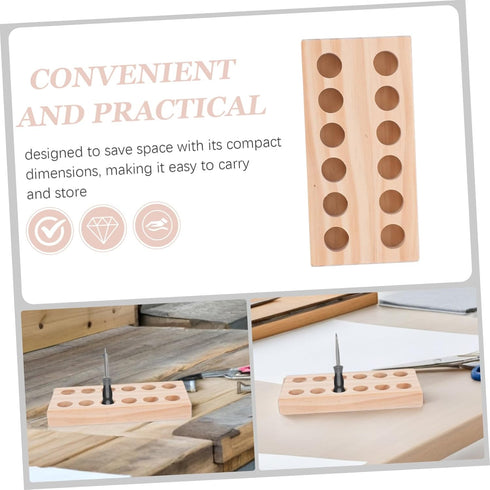 Veemoon Wooden Plier Organizer Efficient Space Utilization for Workbench Tool Room Compact Multi-functional Tool