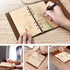 MALEDEN Vintage Travel Journal, Leather Refillable Sketchbook Diary Planner with Unlined Pages