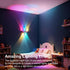 YEYIZU RGB Wall Light Multi-Colour Ambient Lighting,controllable via APP Modern Ambient Lighting,with Scene and Music